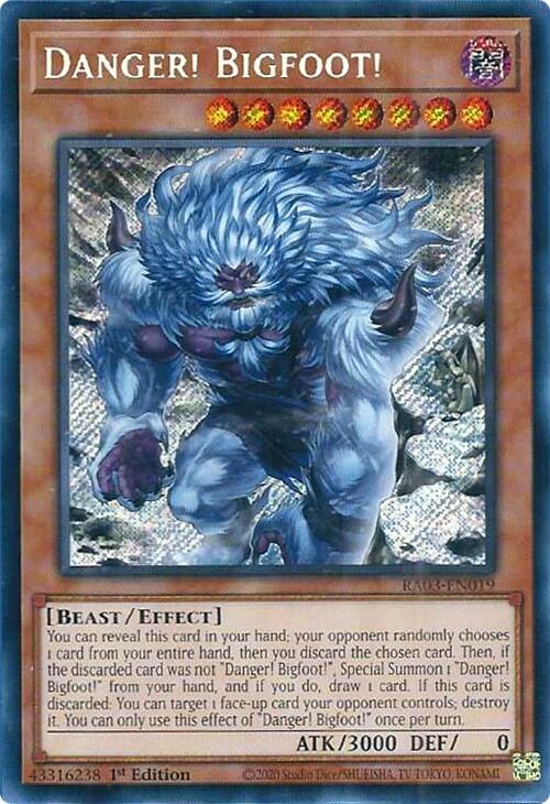 Danger! Bigfoot! (alternate artwork)