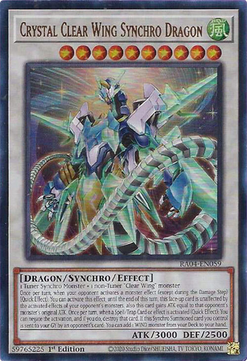 Crystal Clear Wing Synchro Dragon