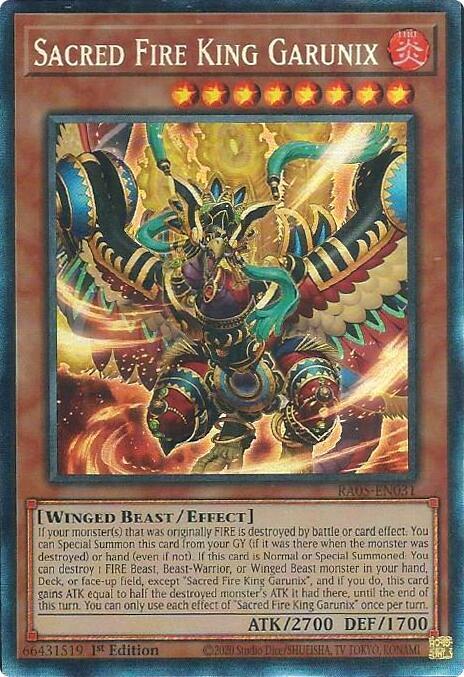 Sacred Fire King Garunix