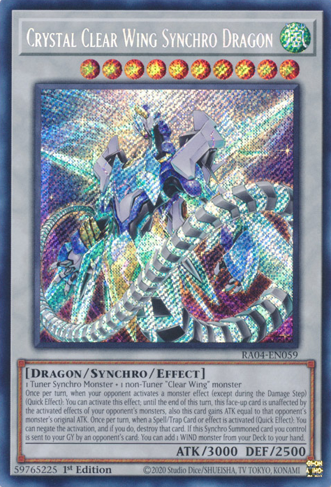 Crystal Clear Wing Synchro Dragon