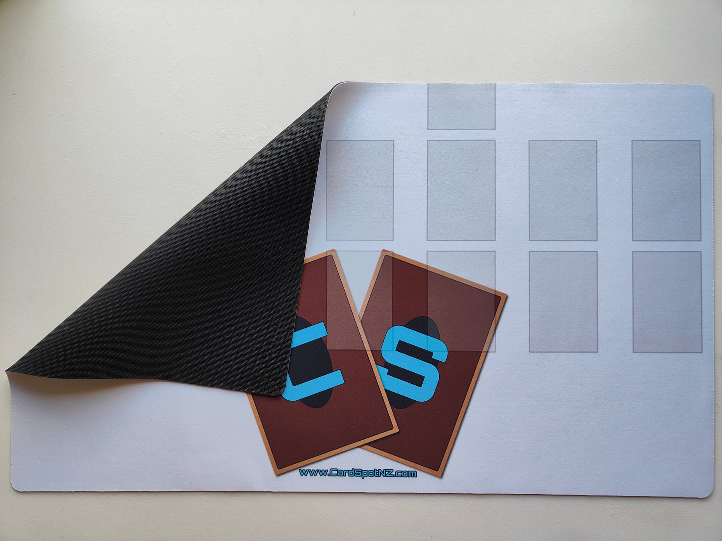 CardSpot White Rubber Playmat