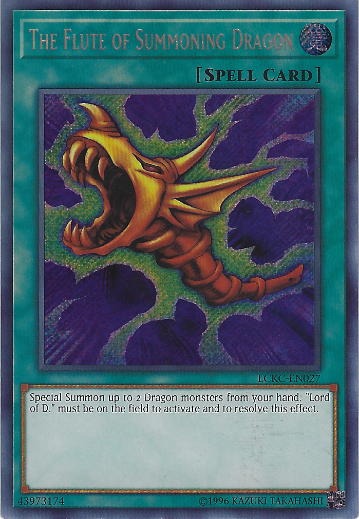 The Flute of Summoning Dragon (2020 Date Reprint)
