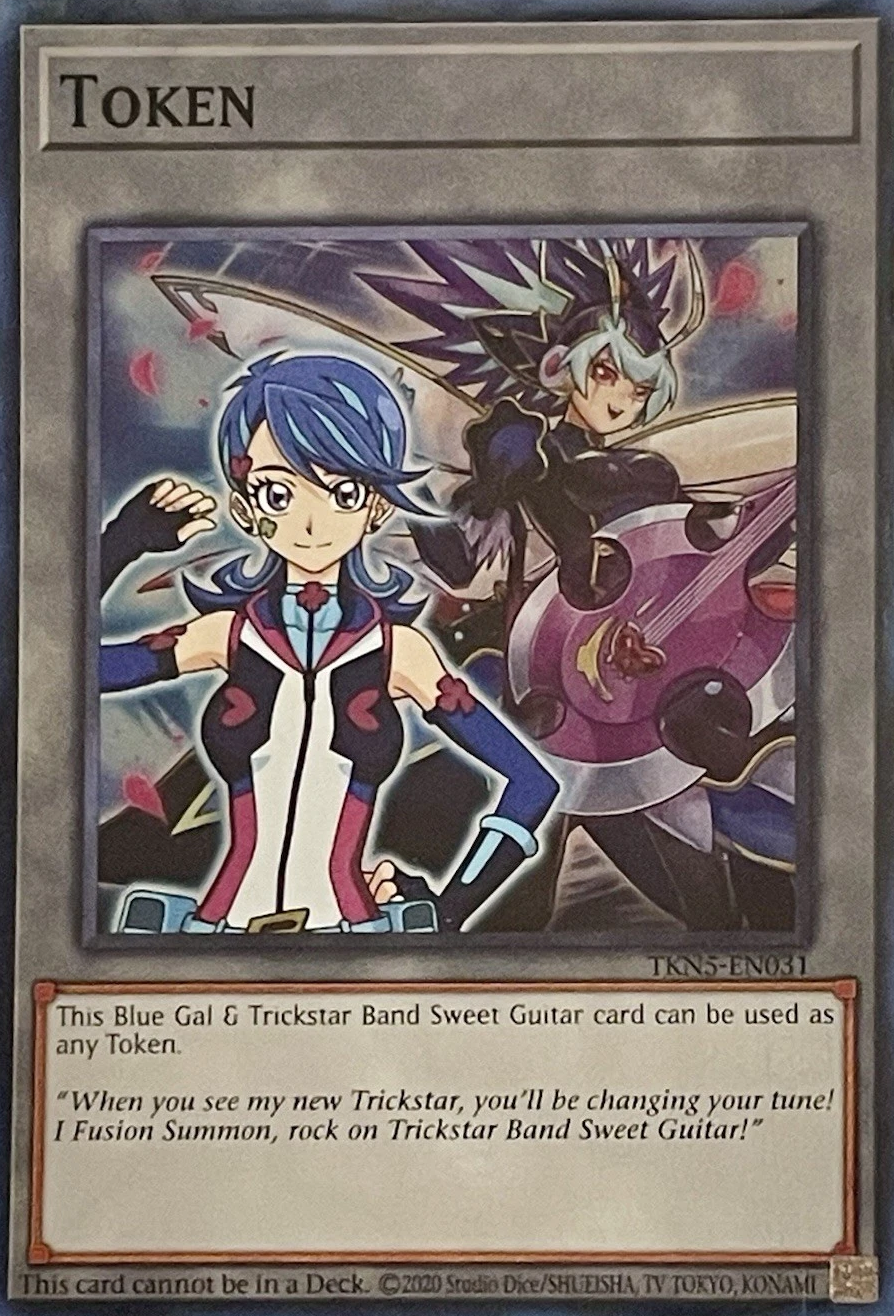 Token: Blue Gal & Trickstar Band Sweet Guitar (Sealed)