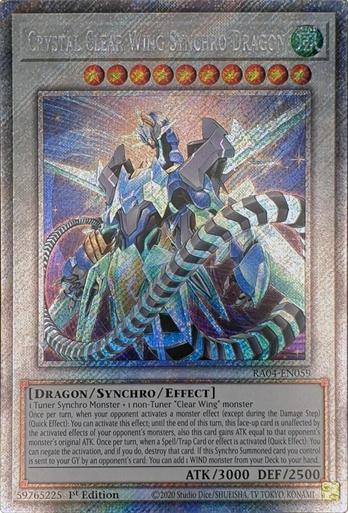 Crystal Clear Wing Synchro Dragon