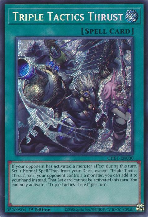 Triple Tactics Thrust (Alternate Art) (sealed)