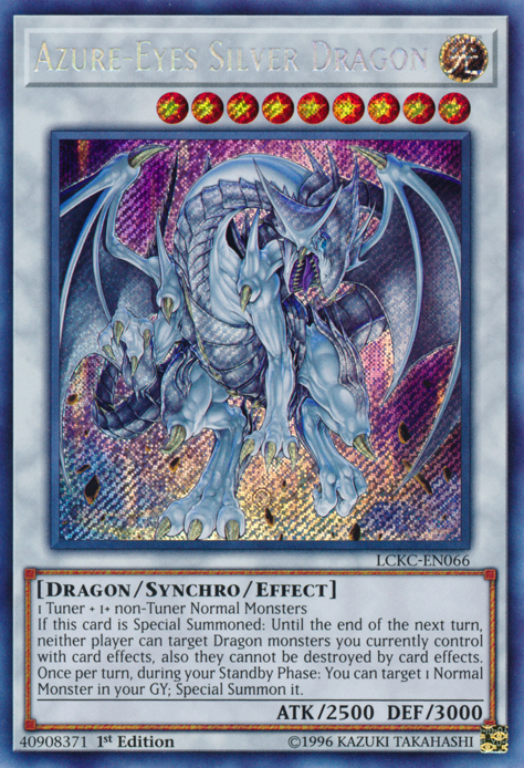 Azure-Eyes Silver Dragon (2020 Date Reprint)