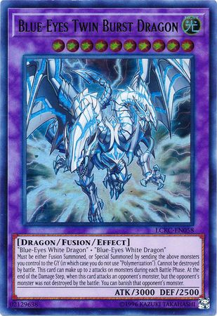 Blue-Eyes Twin Burst Dragon (2020 Date Reprint)