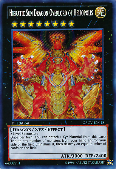 Hieratic Sun Dragon Overlord of Heliopolis