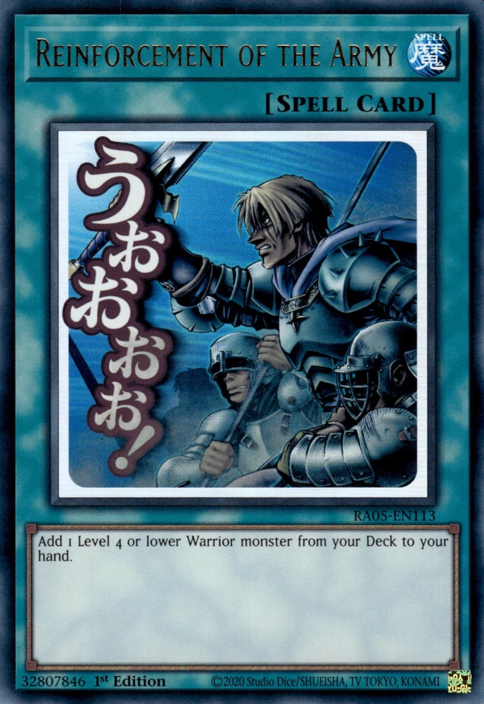 Reinforcement of the Army (stamp artwork)