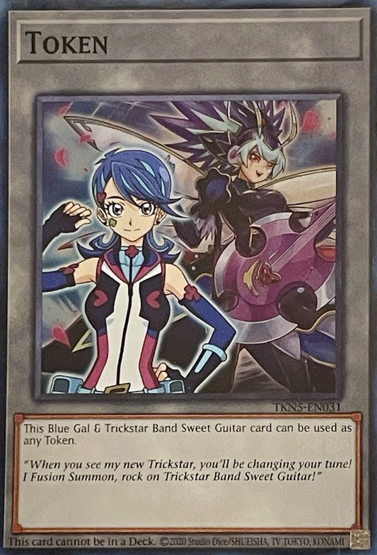 Token: Blue Gal & Trickstar Band Sweet Guitar (Sealed)
