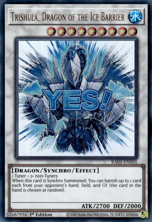 Trishula, Dragon of the Ice Barrier (stamp artwork)