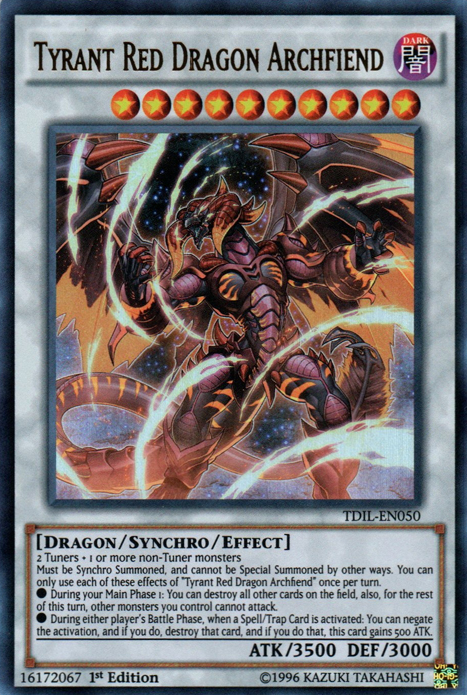 Tyrant Red Dragon Archfiend