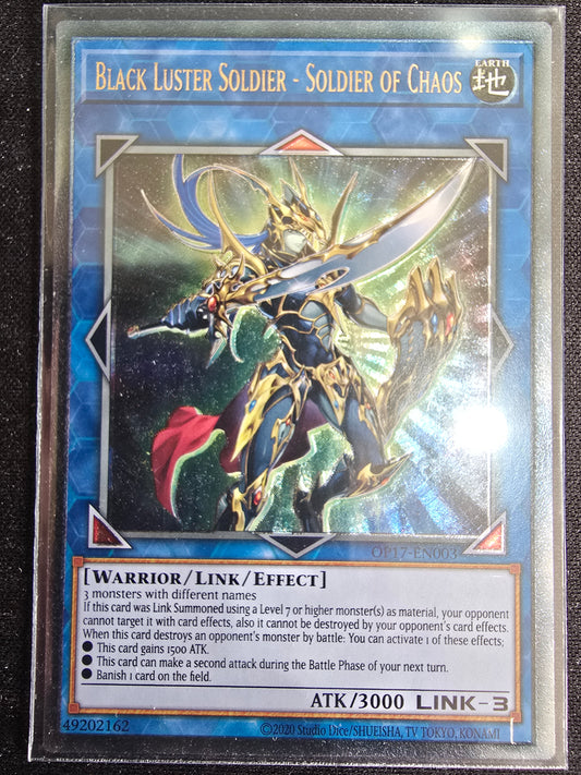 Black Luster Soldier - Soldier of Chaos (Misprint - missing Eye of Anubis)