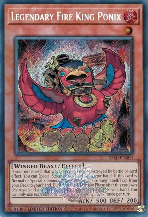 Legendary Fire King Ponix