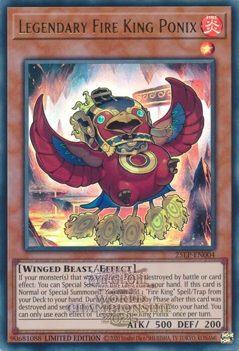 Legendary Fire King Ponix