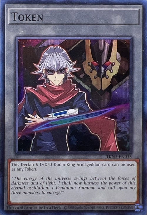 Token: Declan & D/D/D Doom King Armageddon (Sealed)