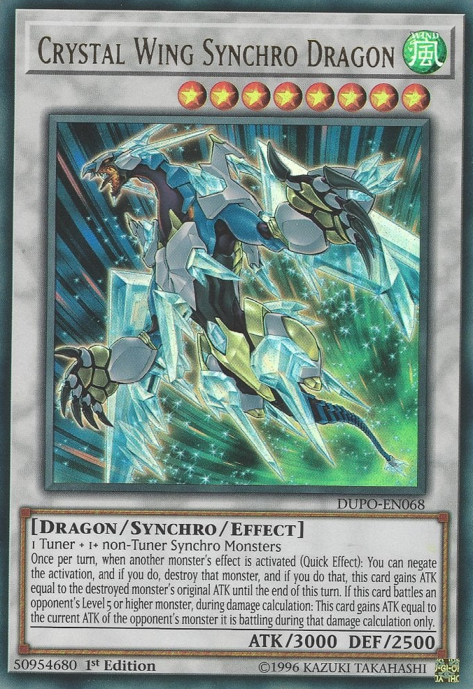 Crystal Wing Synchro Dragon