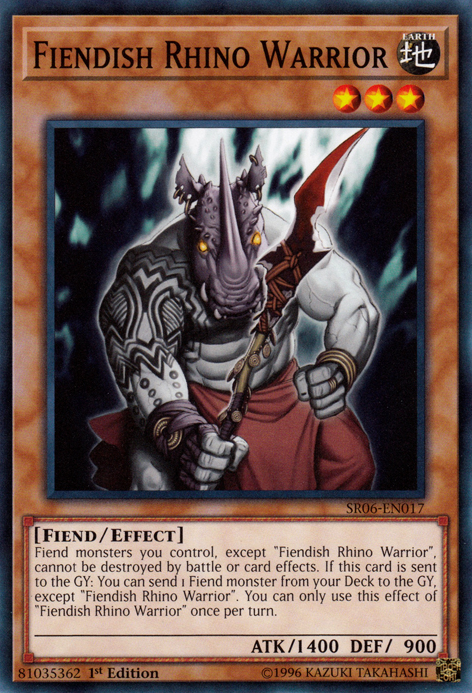 Fiendish Rhino Warrior