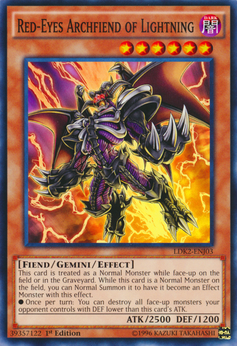 Red-Eyes Archfiend of Lightning