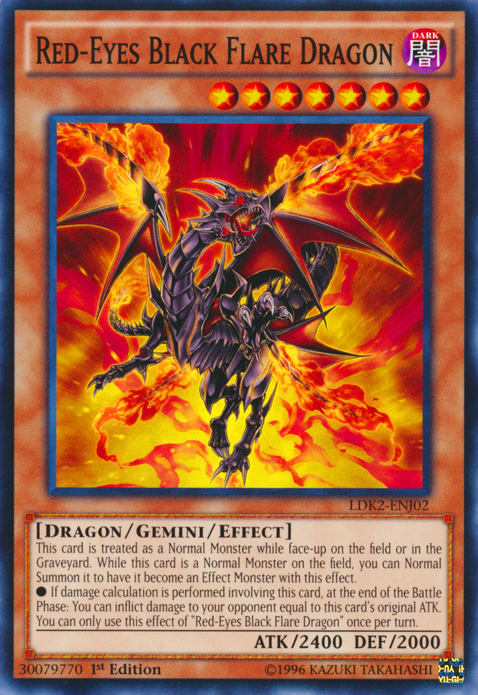 Red-Eyes Black Flare Dragon