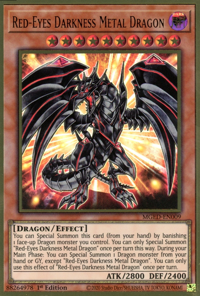 Red-Eyes Darkness Metal Dragon