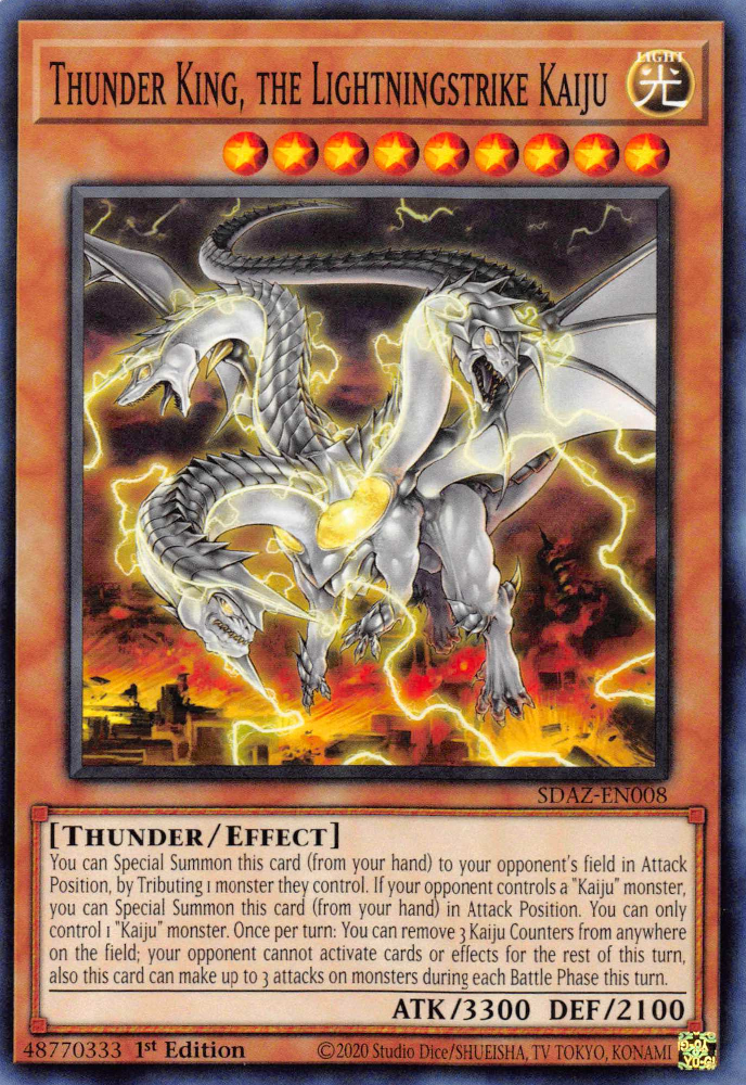 Thunder King, the Lightningstrike Kaiju