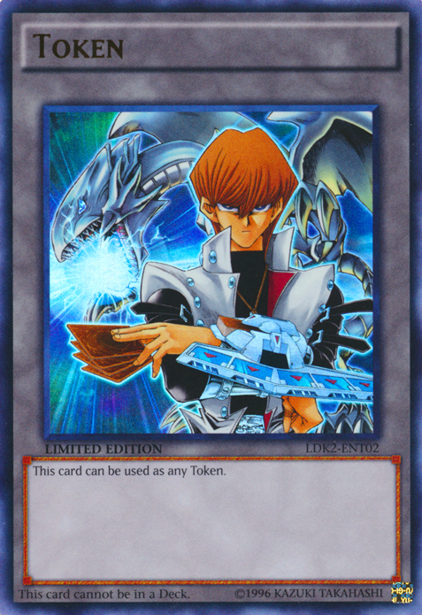 Kaiba and Blue-Eyes White Dragon Token